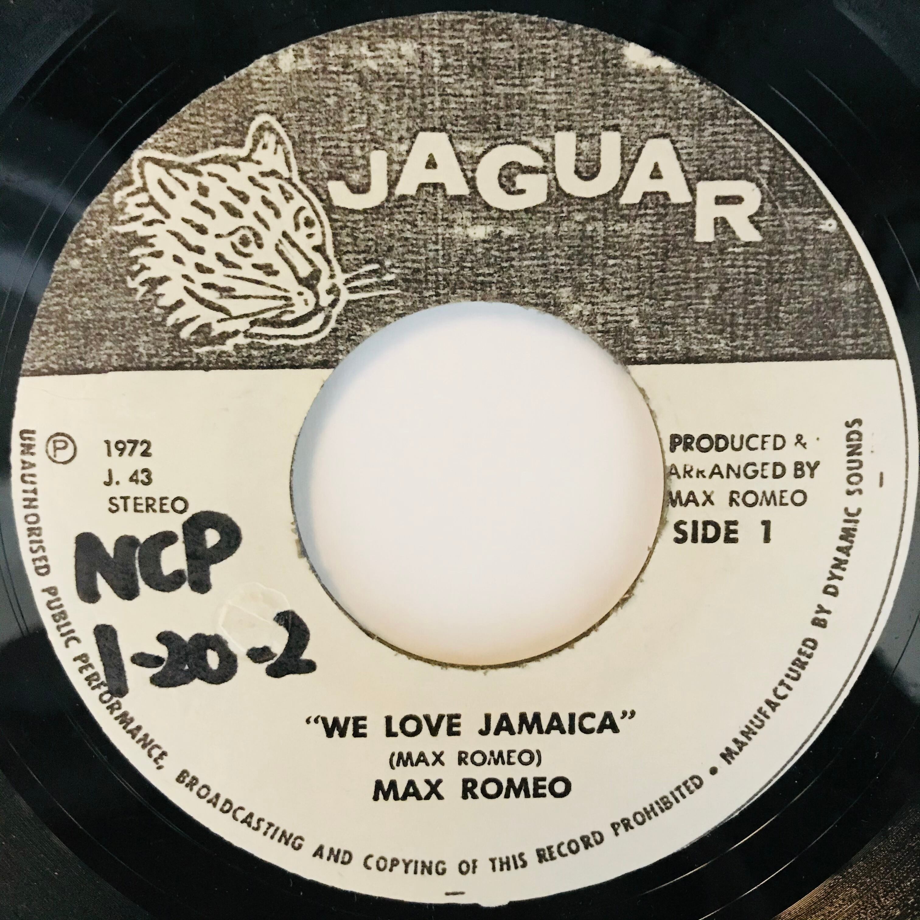 Max Romeo - We Love Jamaica【7-11043】