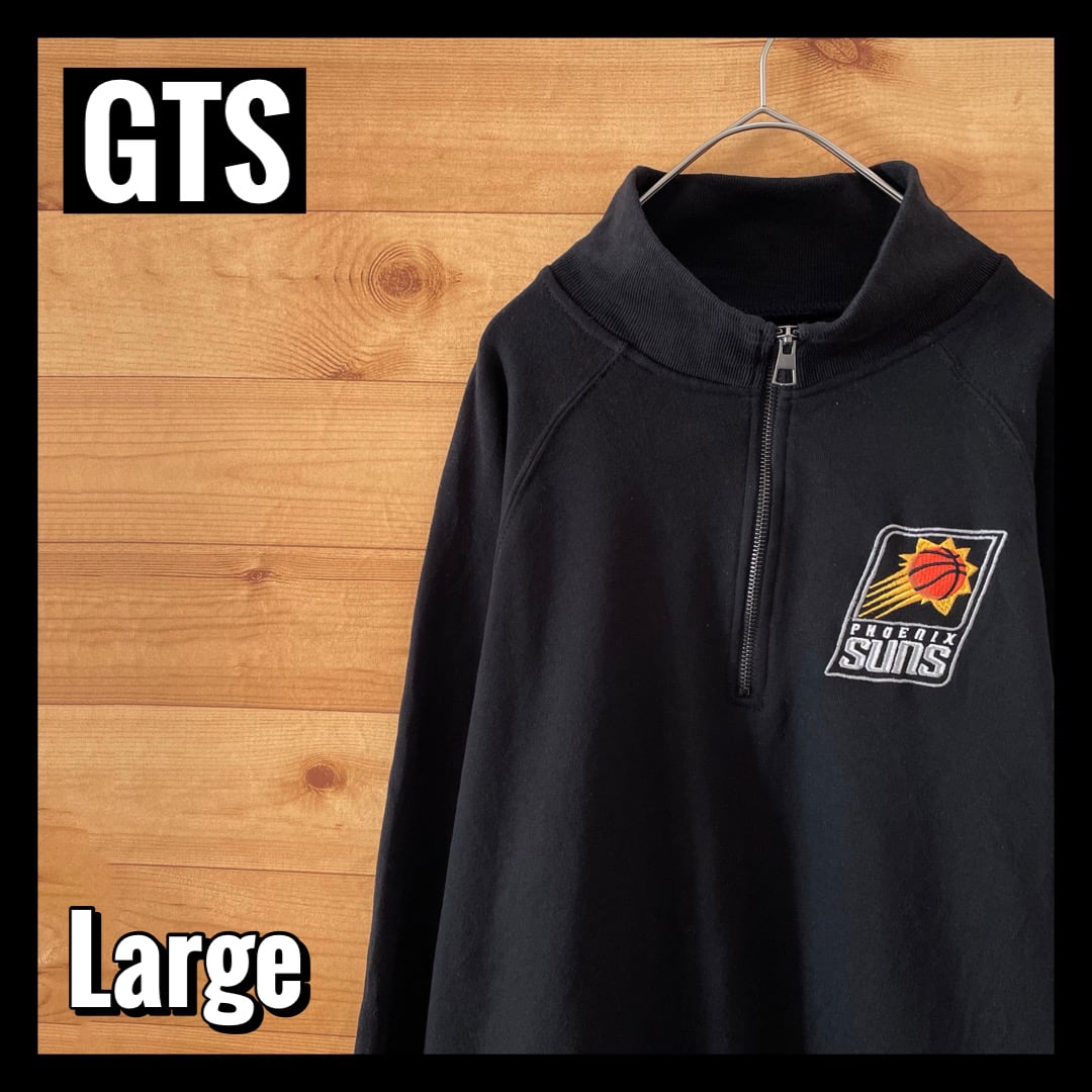 GTS】NBA Phoenix Suns バスケ ハーフジップ スウェット 刺繍ロゴ ワン ...