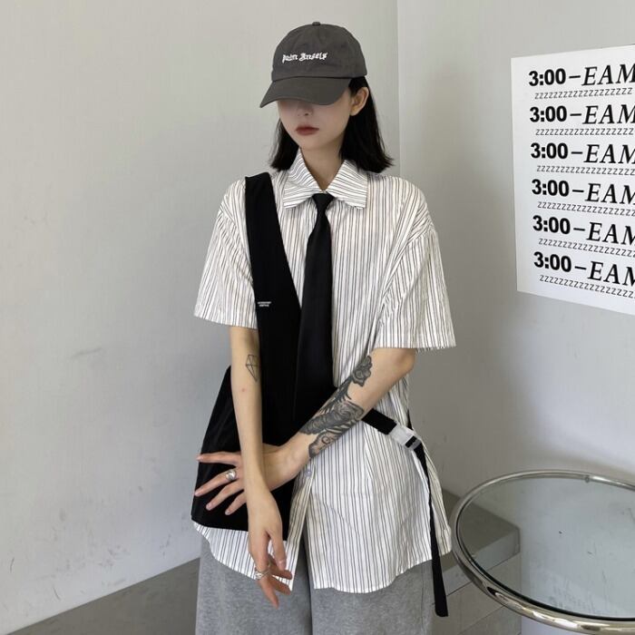 サマーストライプシャツ 夏物 ケッペル18811115323