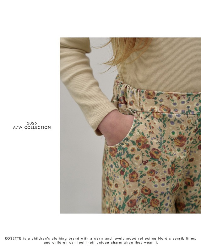 Rosette［取寄］(flower) more pants 26autumn