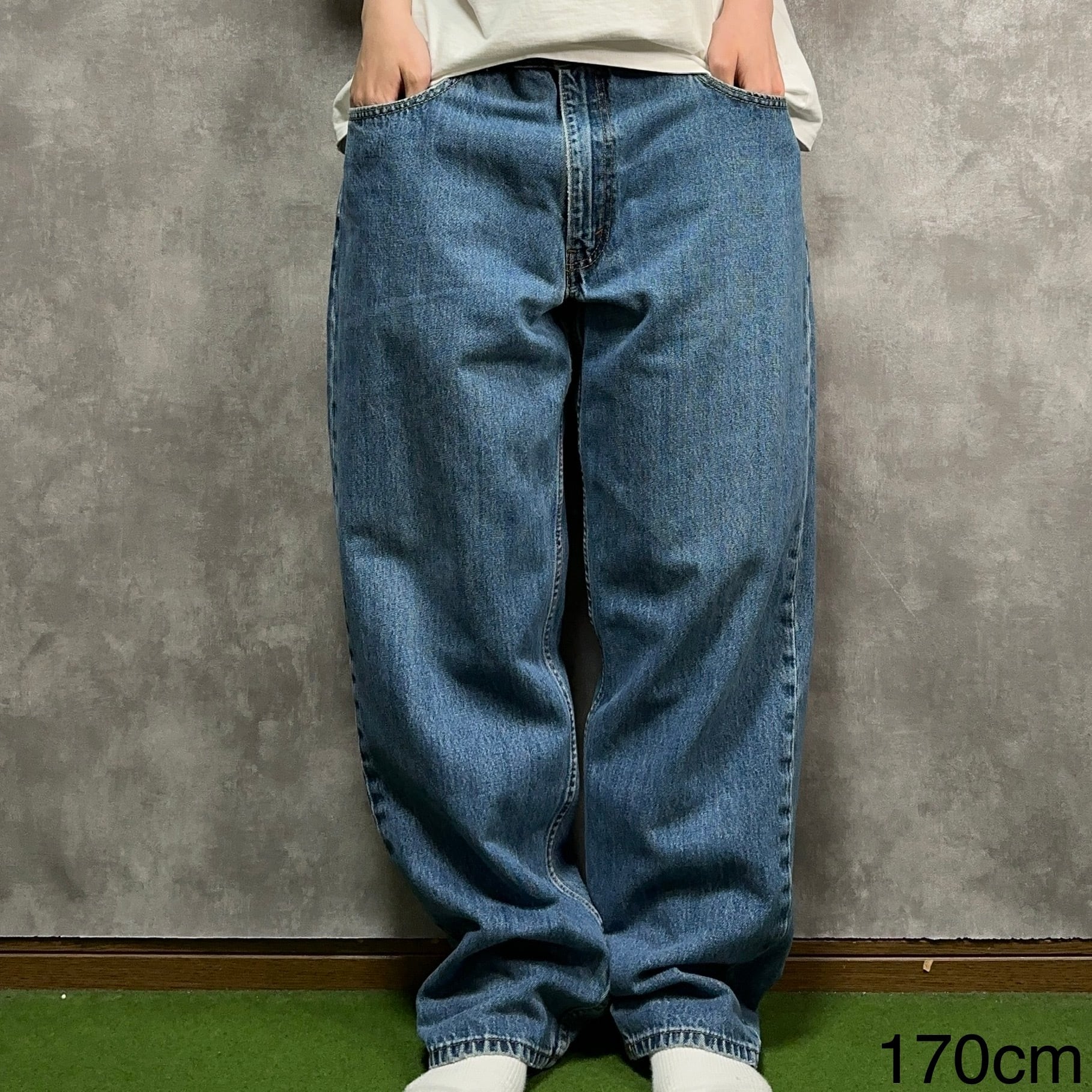 W36×L32】Levi's 550 デニムパンツ 革パッチ | 古着屋OLDGREEN W36×L32】Levi's 550 デニムパンツ 革パッチ | 古着屋OLDGREEN