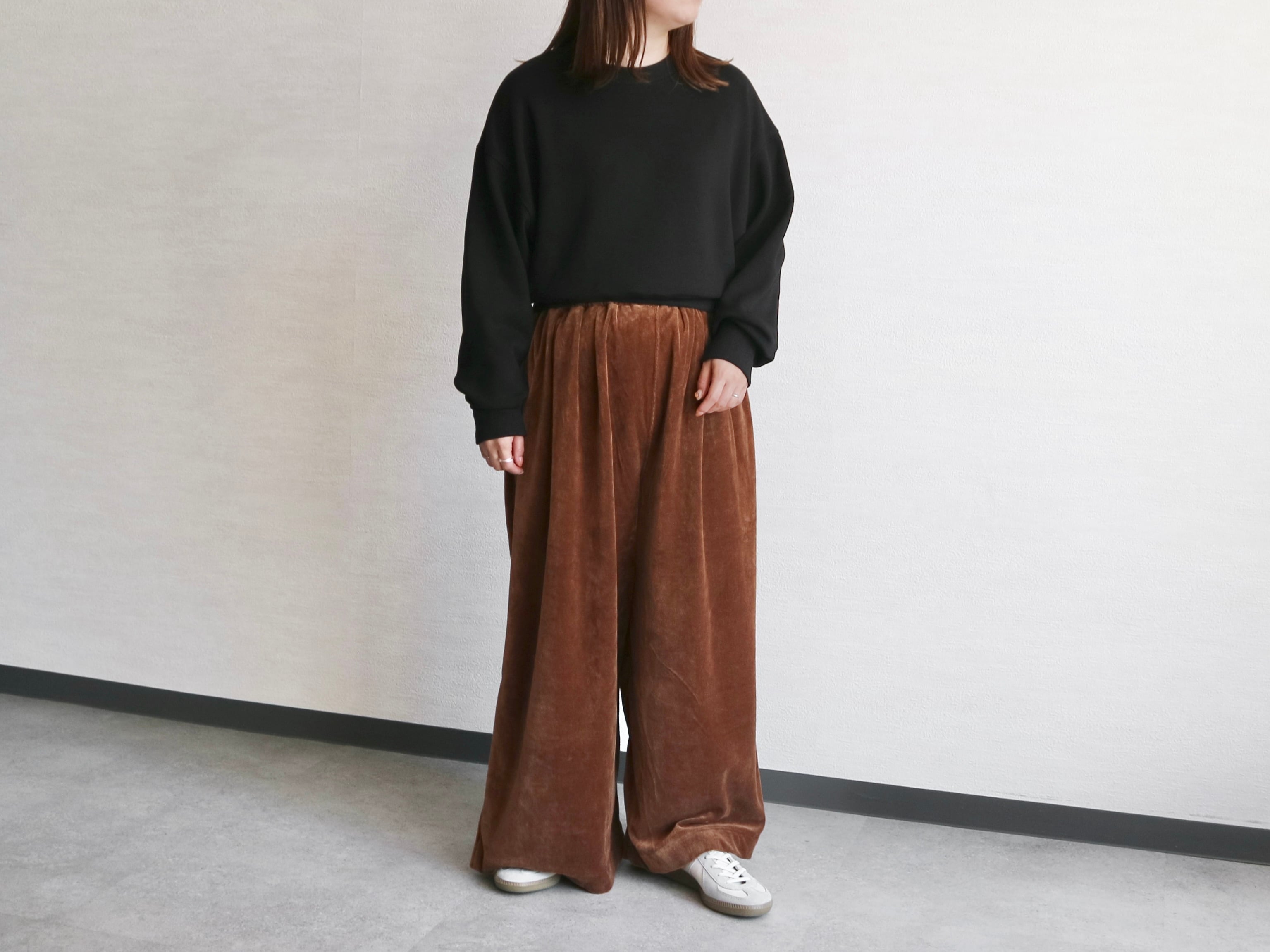HAVERSACK WOMENS ハバーサックウィメンズ】VELOUR HIGH WAIST HAVERSACK WOMENS ハバーサックウィメンズ】VELOUR HIGH WAIST