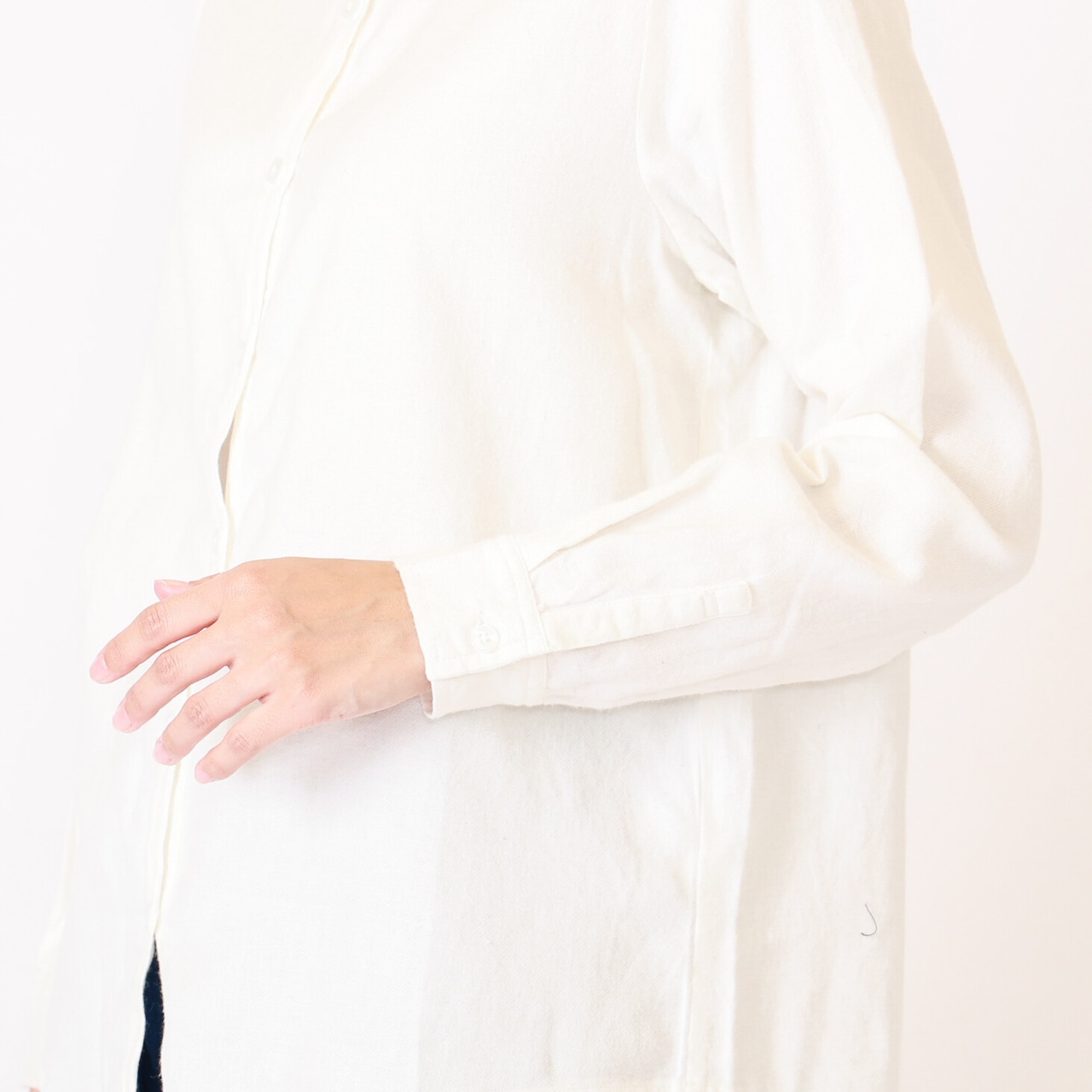 微起毛　レギュラーカラーシャツ