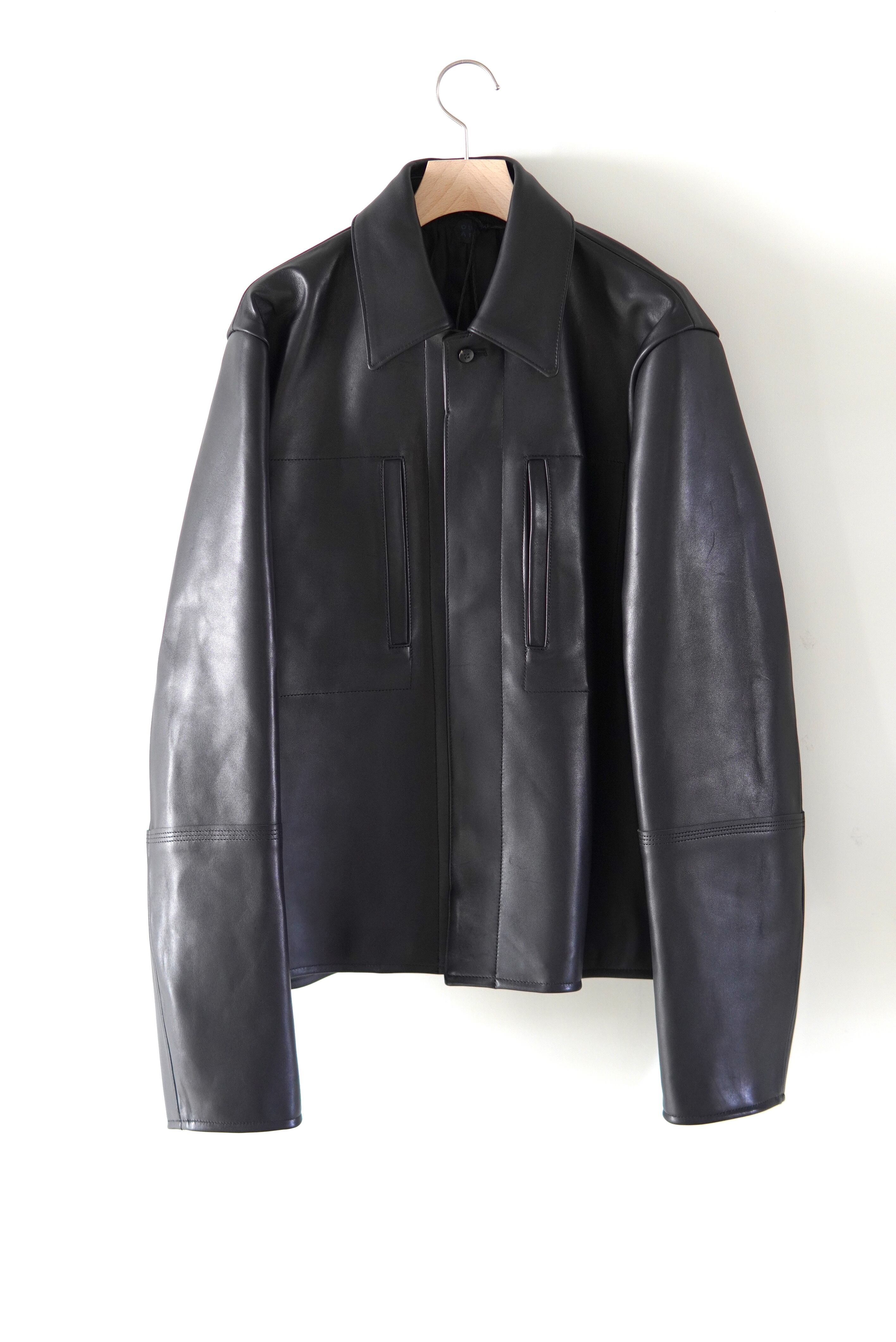 OUAT / -007- BLACK NAPPA WORK JACKET | POETRY powered by BASE