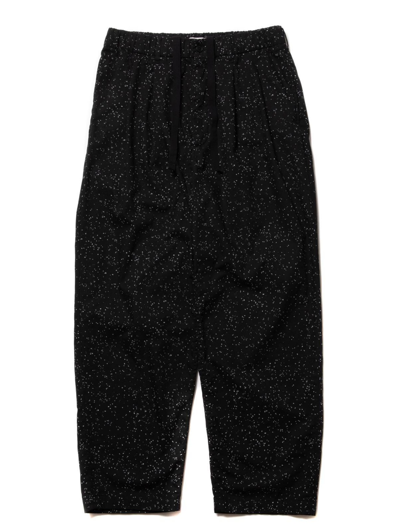 Splatter Print OX 2 Tuck Easy Pants