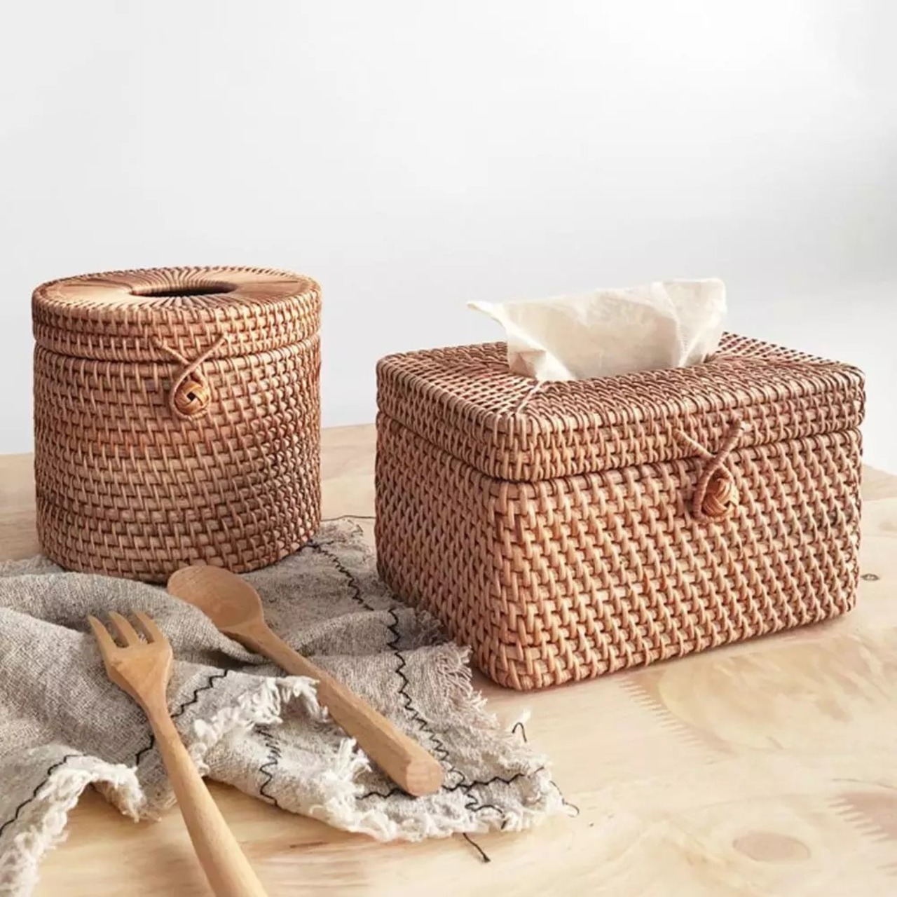 ラタンペーパーボックス