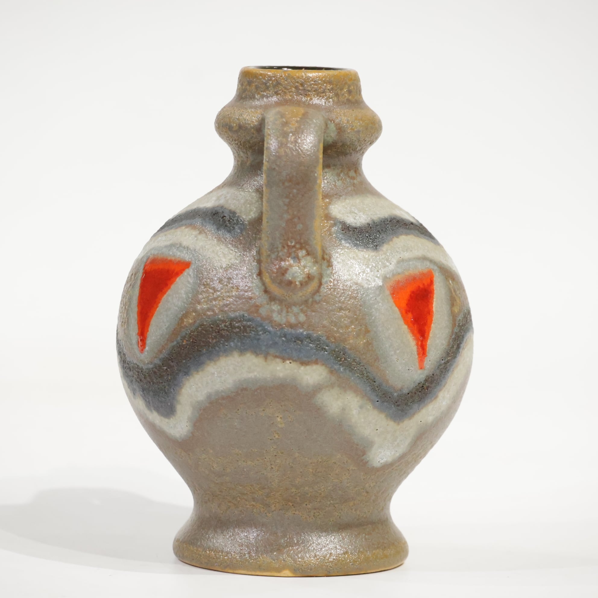VEB Haldensleben-- 16.4cm | Fat Lava & German Art Pottery