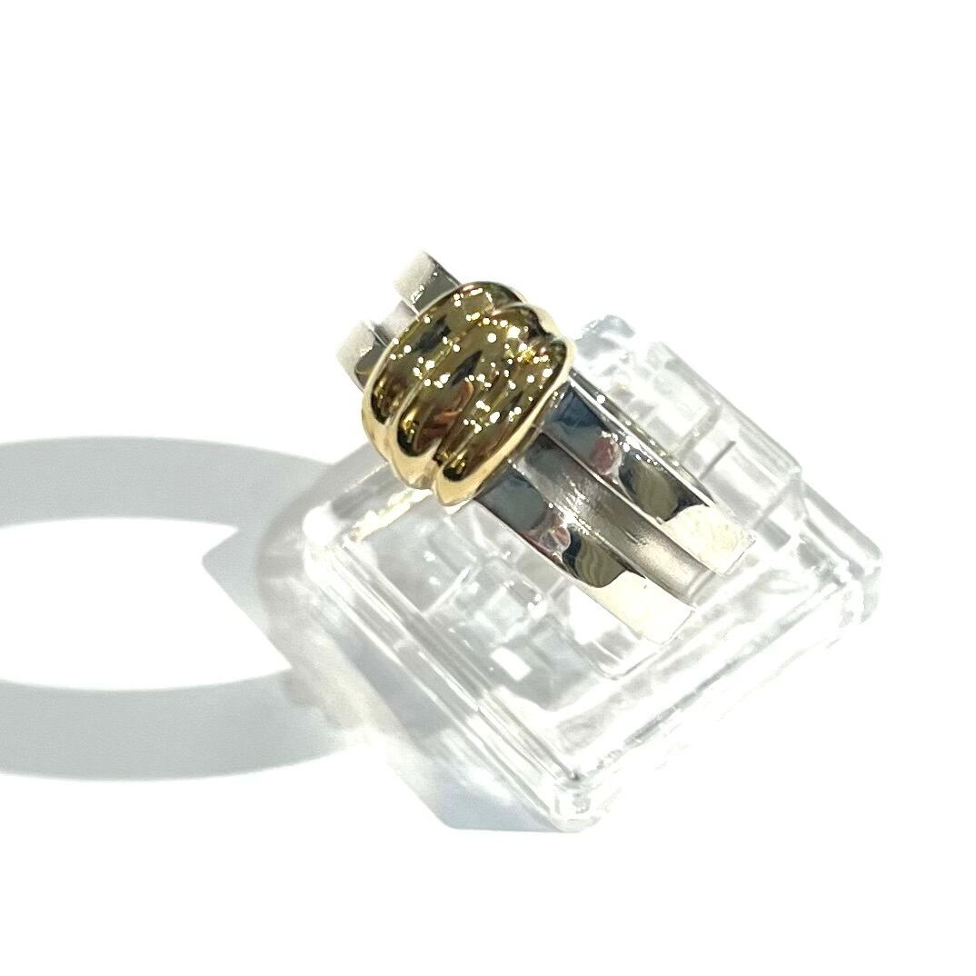TIFFANY&CO】【11.5号】2487希少サイズ18K金 グルーブド ウィズ リング