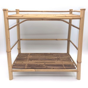 煎茶棚・煎茶道具・竹製・桐箱付・No.251105-16・梱包サイズ120