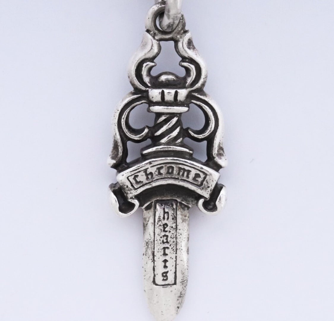 CHROME HEARTS クロスボール ウォレットチェーン #2 2クリップ ロング