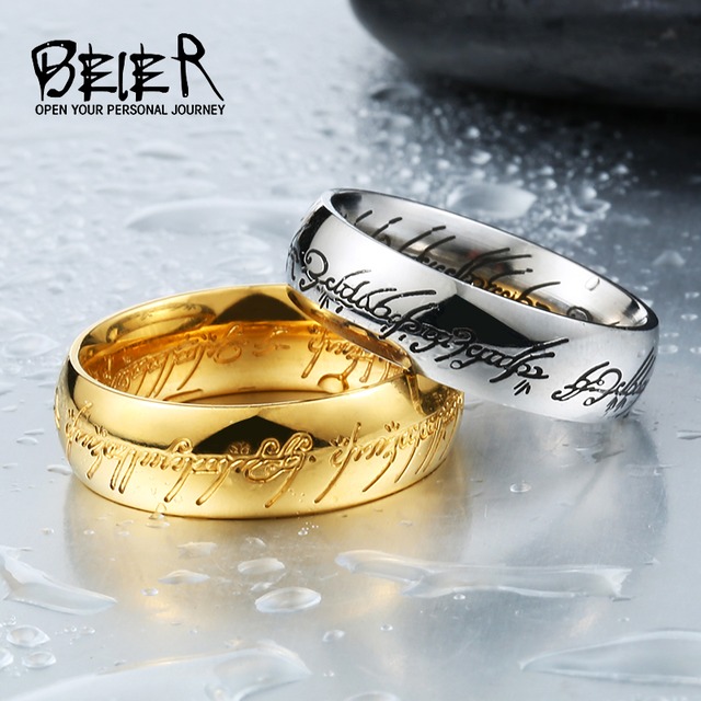 BEIER 316l stainless steel The Lord of the Rings fashion men ring popular  exqusite jewelry BR-R059 | Zoomin