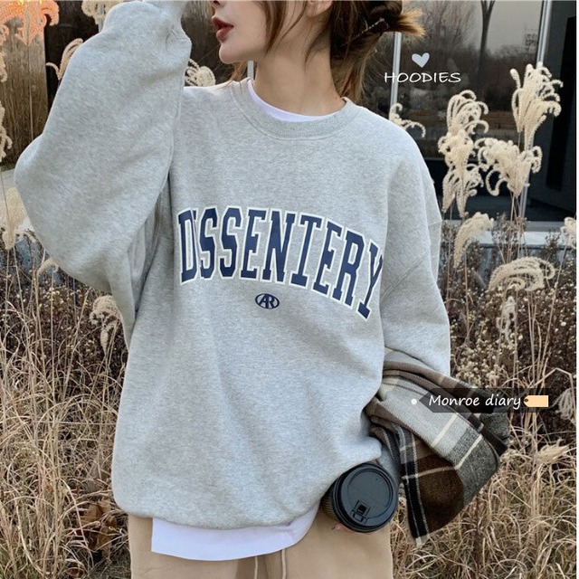 ルーズセーター プルオーバー ジャケット スプリングベルベット ロング 春物 モンロー26363319639