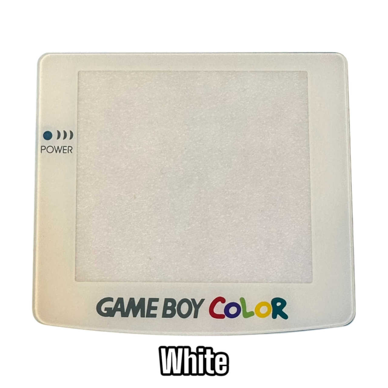 ゲームボーイカラー ガラススクリーン【IPSサイズ】ホワイト ゲームボーイカラー ガラススクリーン【IPSサイズ】ホワイト