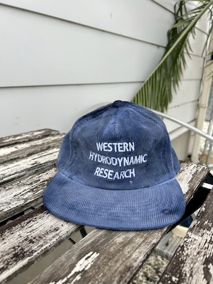 WHR Western Hydrodynamic Research コーデュロイドローコード刺繍キャップ ¥11,000+tax(¥12,100)