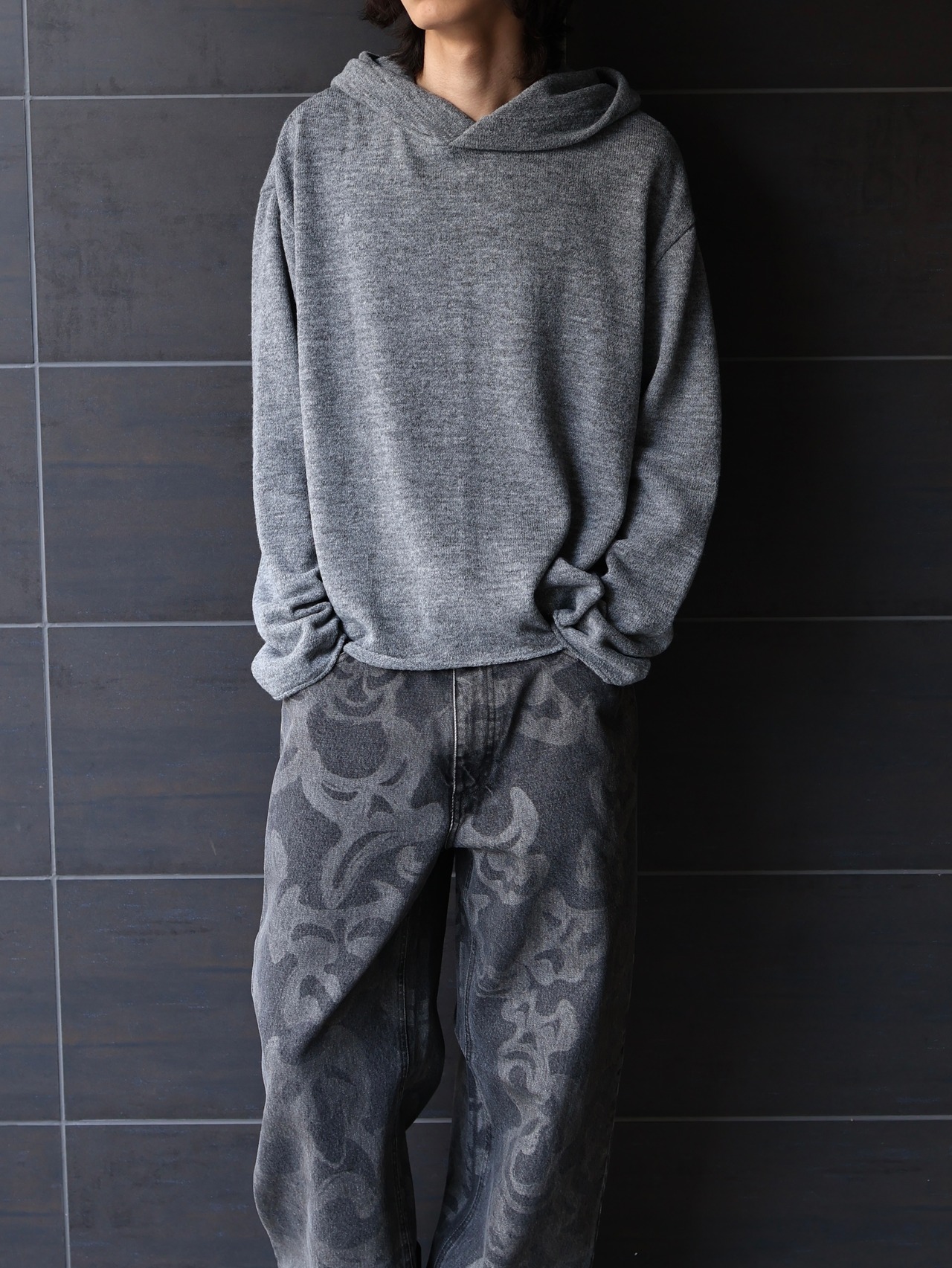 【26aw/ROLDSKOV】rambo hoodie light grey