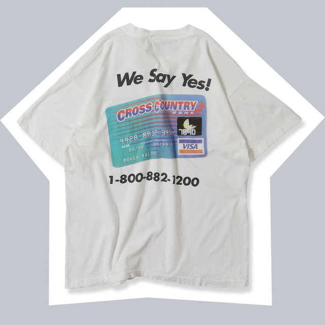 90s Cross Country Bank VISA Promo Tee