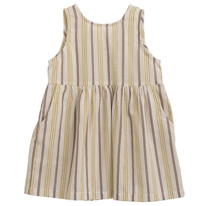 serendipity ORGANICS / Peasant Dress Misty Stripes （3y,4y,5y)