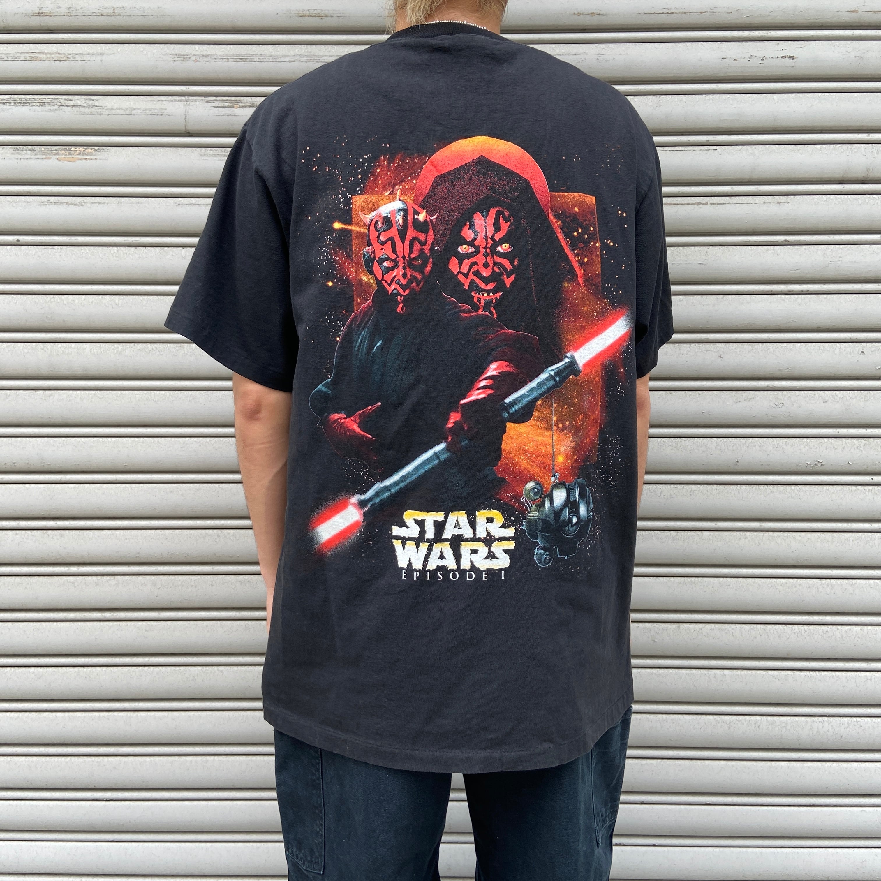 美品 STARWARSエピソード1 ダースモール 両面プリントTシャツ L | 古着