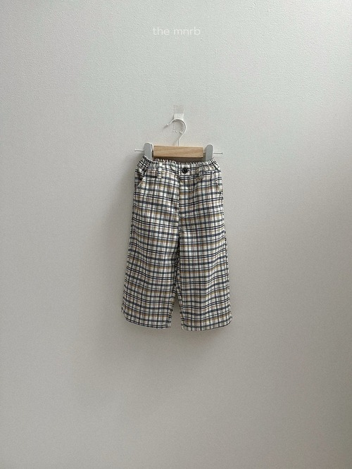 〘予約〙minirobe / Adele Check Pants
