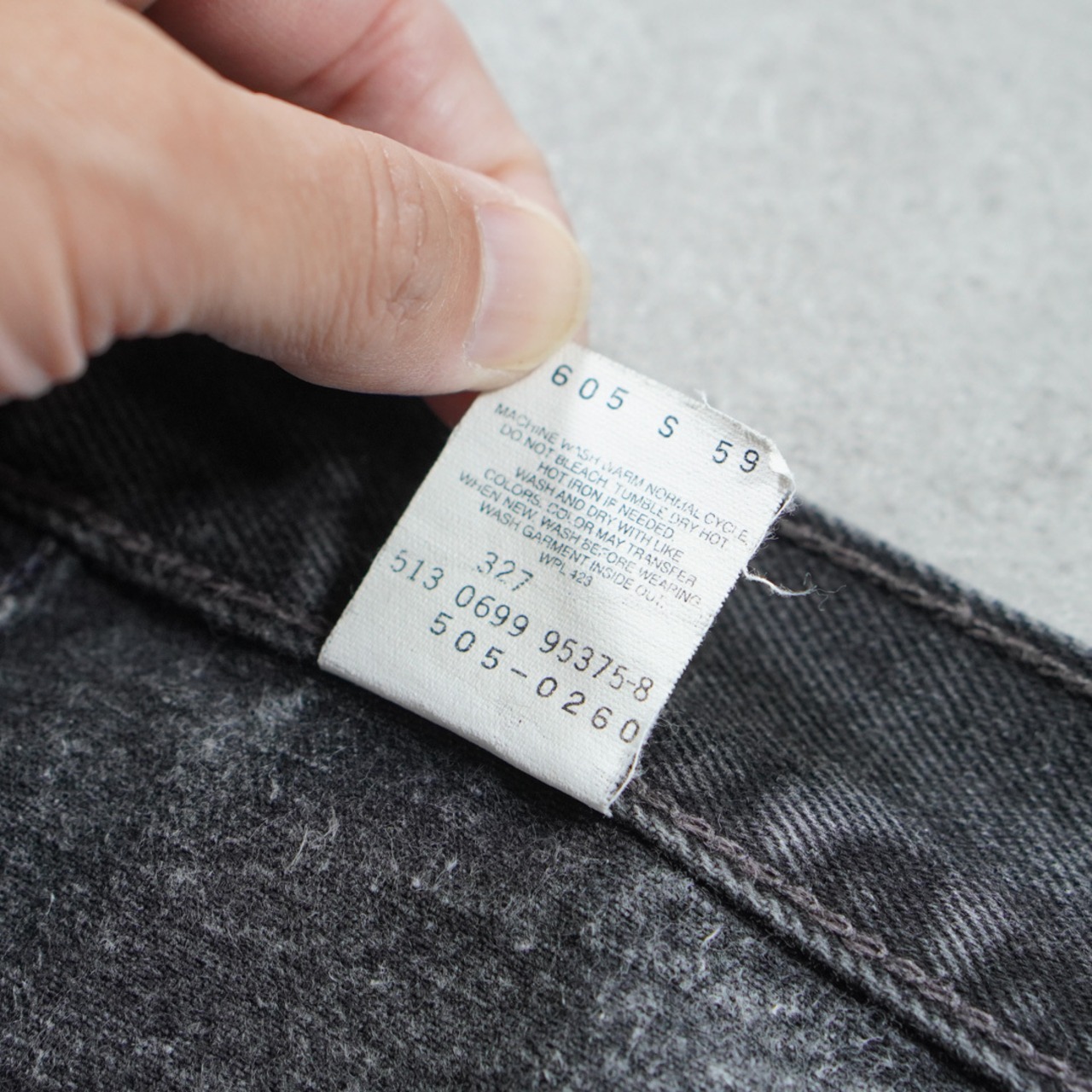 90s Levi's505 black "made in USA" W34L30相当 古着 - 14