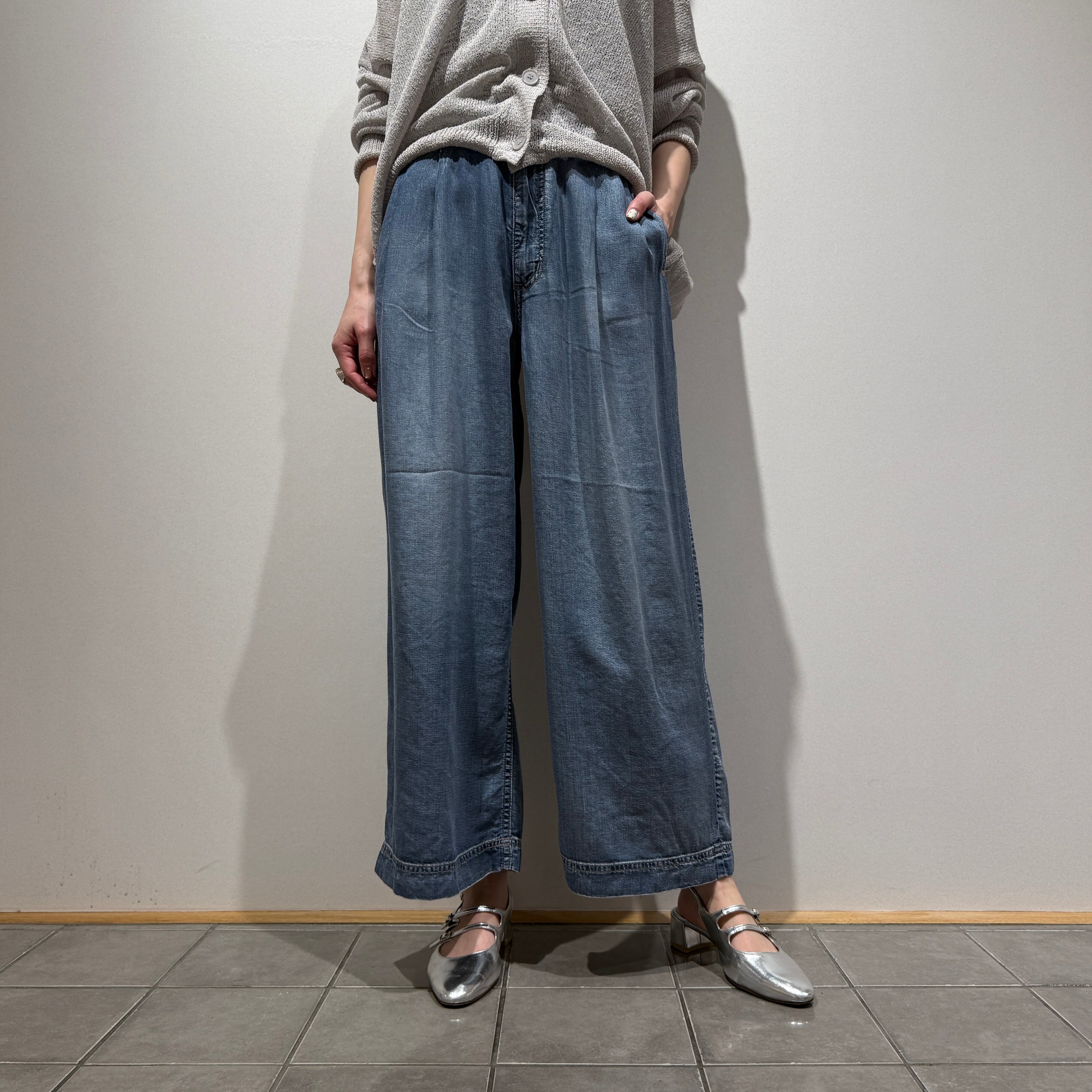 2タックテンセルワイドパンツ