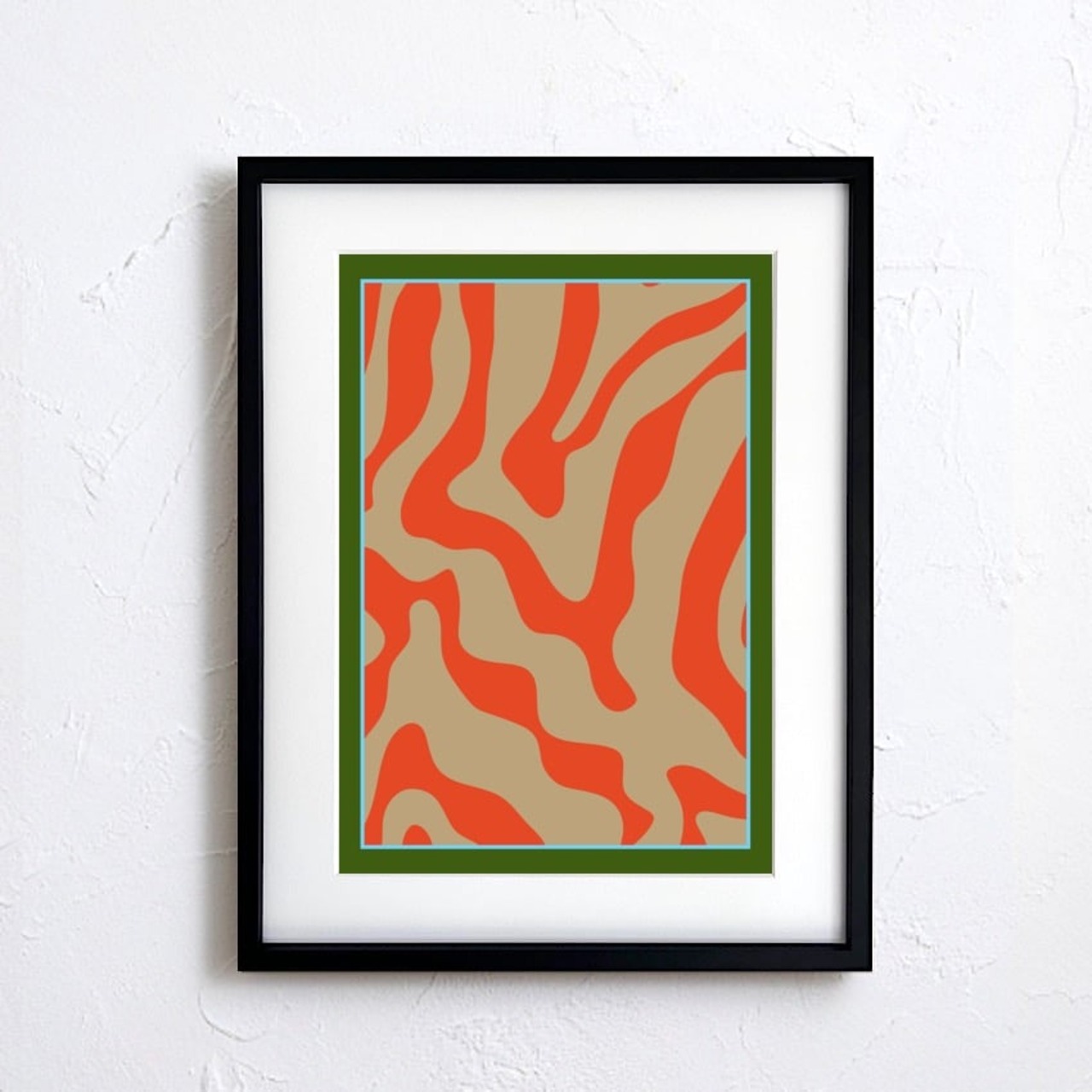 静寂の流れ ?｜静けさを描くモノトーン抽象アートポスター｜空間を整えるミニマルデザイン｜北欧・モダンに最適｜A2ポスター