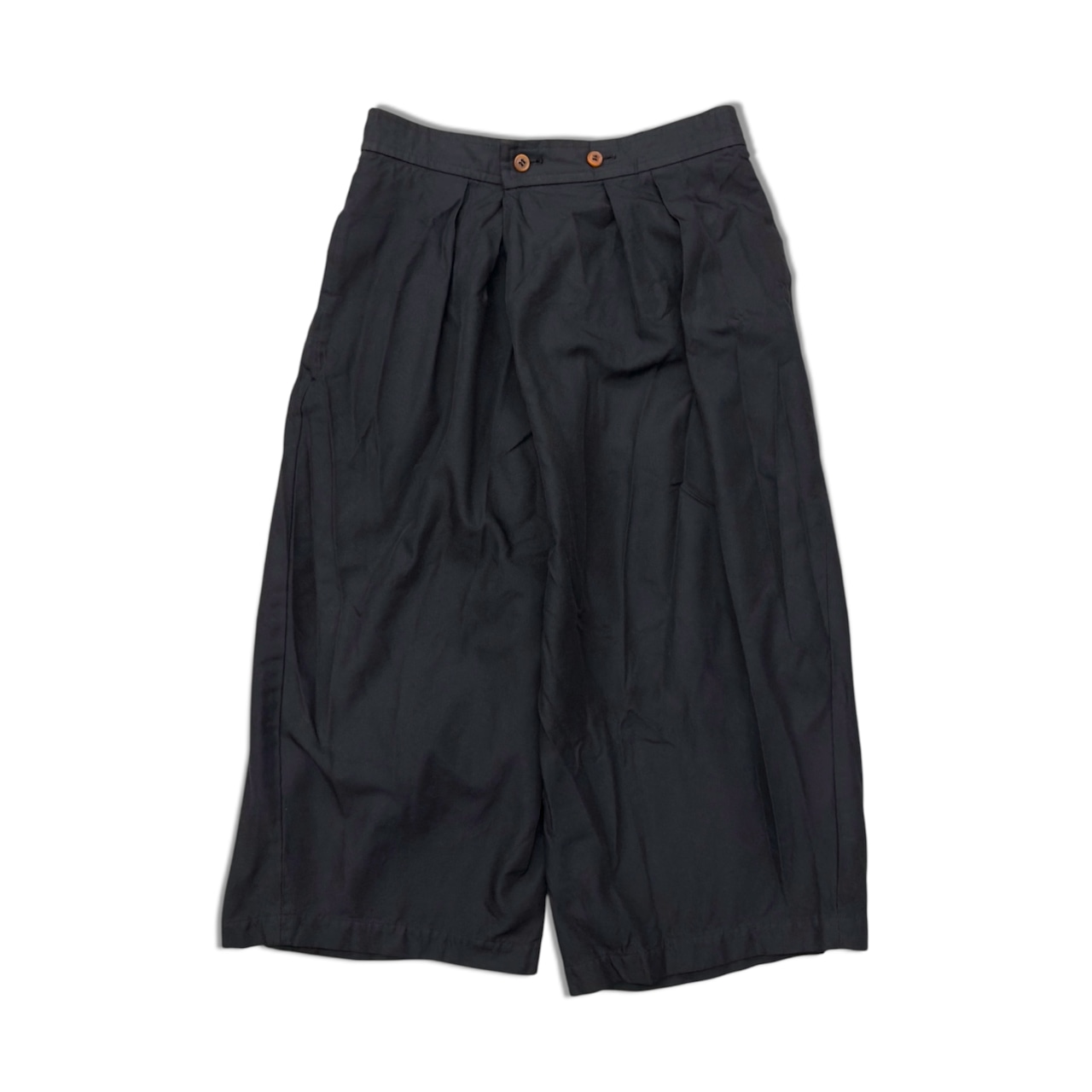 【Comme des Garçons】 コムコム 八分丈 ワイドパンツ 4タック