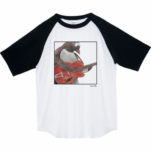 ギターマン　ラグランTシャツ
