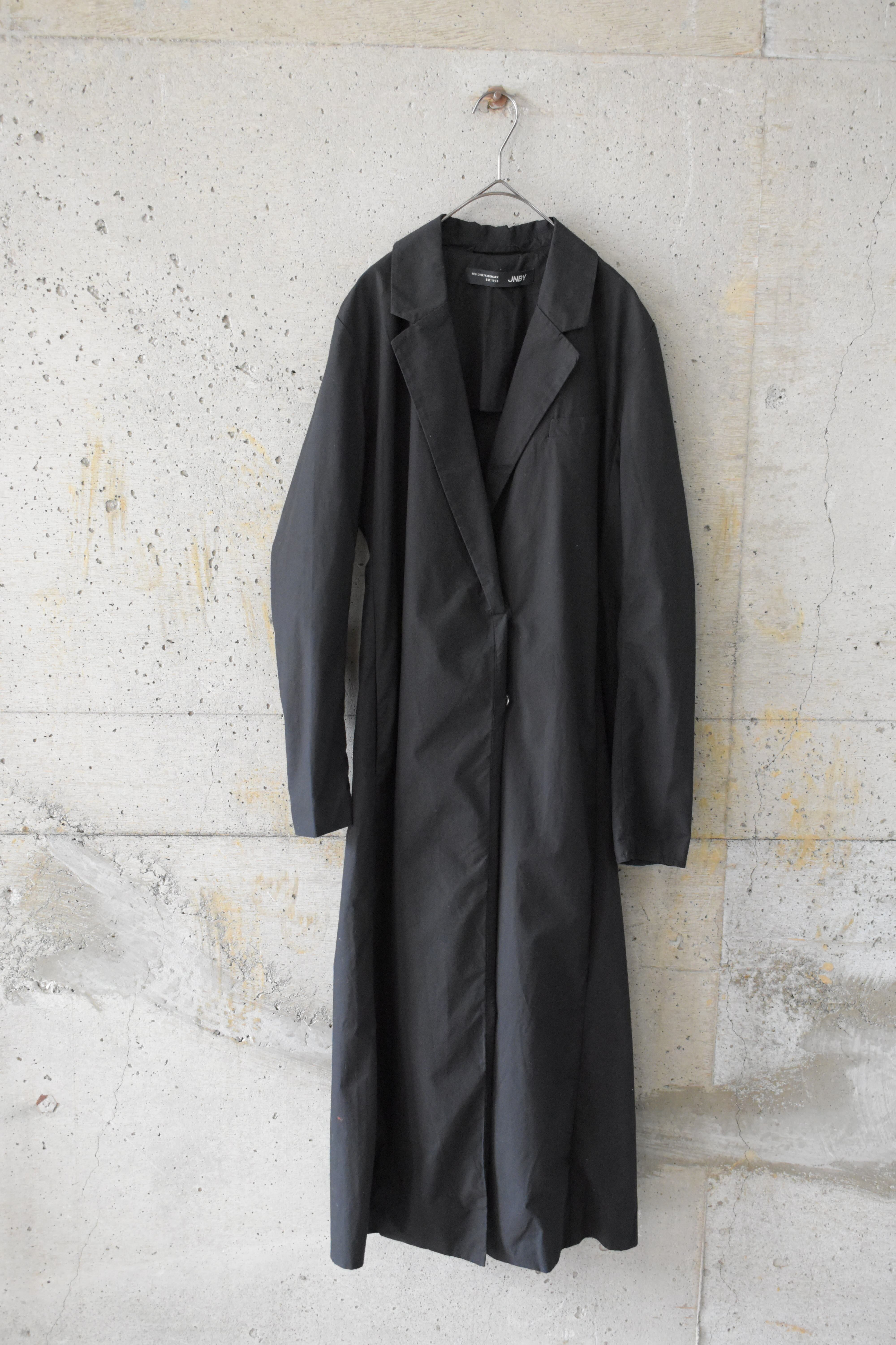 Snap-button long coat