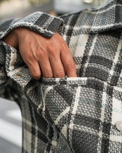 【#Re:room】CHECK SHORT LENGTH JACKET［REJ143］