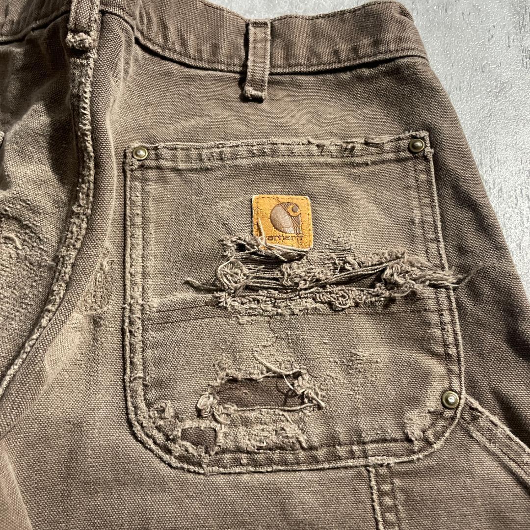 ダークブラウン ダブルニー Carhartt B136 DKB 36×32 | ib2