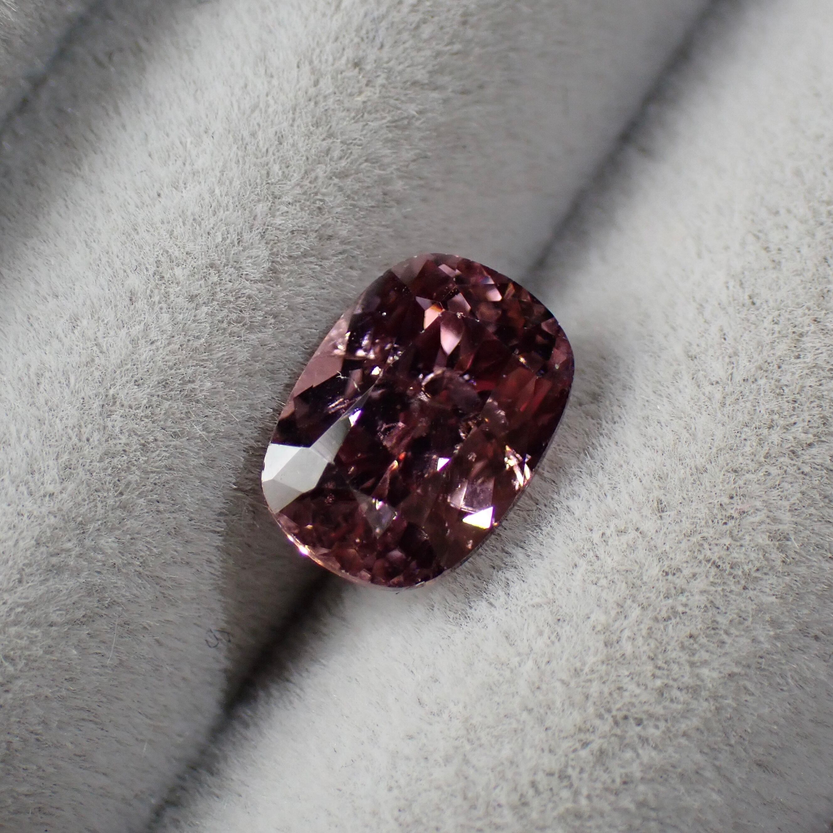 Red/Pink Zircon 8.3×5.9mm 2.45ct Cambodia | One Loose