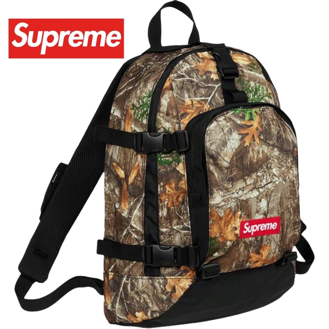 Supreme Backpack 19aw カモ リアルツリー - バッグパック/リュック