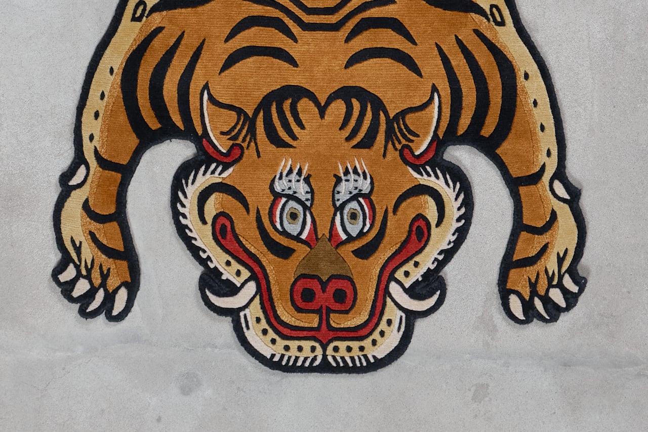 Tibetan Tiger Rug 《Mサイズ•プレミアムウール383》チベタンタイガー