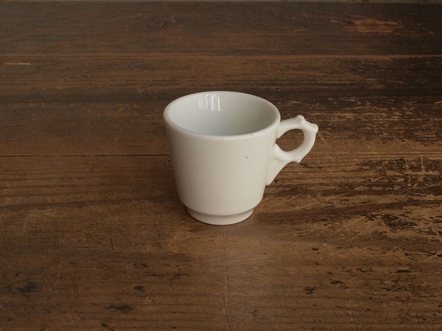 青い模様の小さなカップ マニセス ムエル ブリュロカップ 陶器 1800 