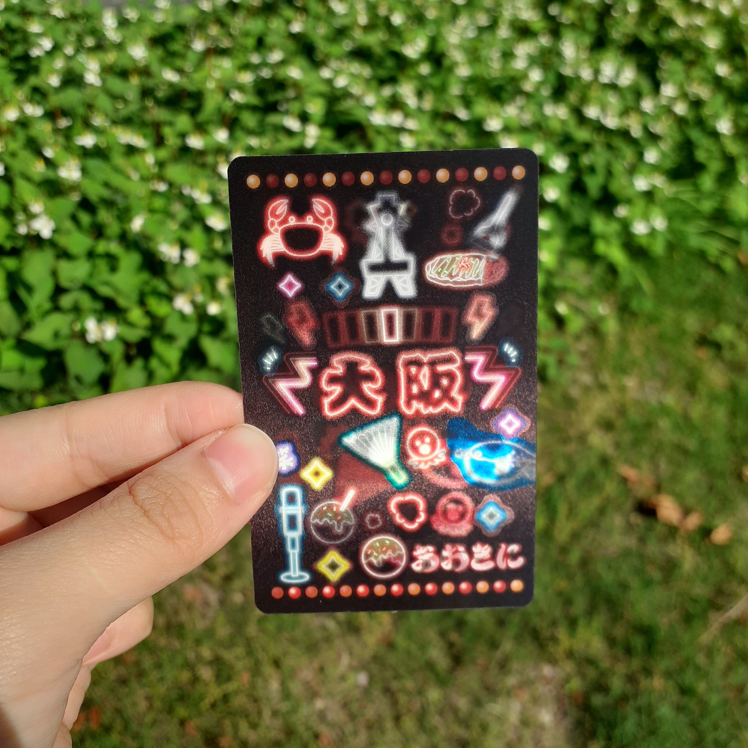 行くならココやで！『ネオン大阪』ステッカー | うごく！ステッカー屋さん