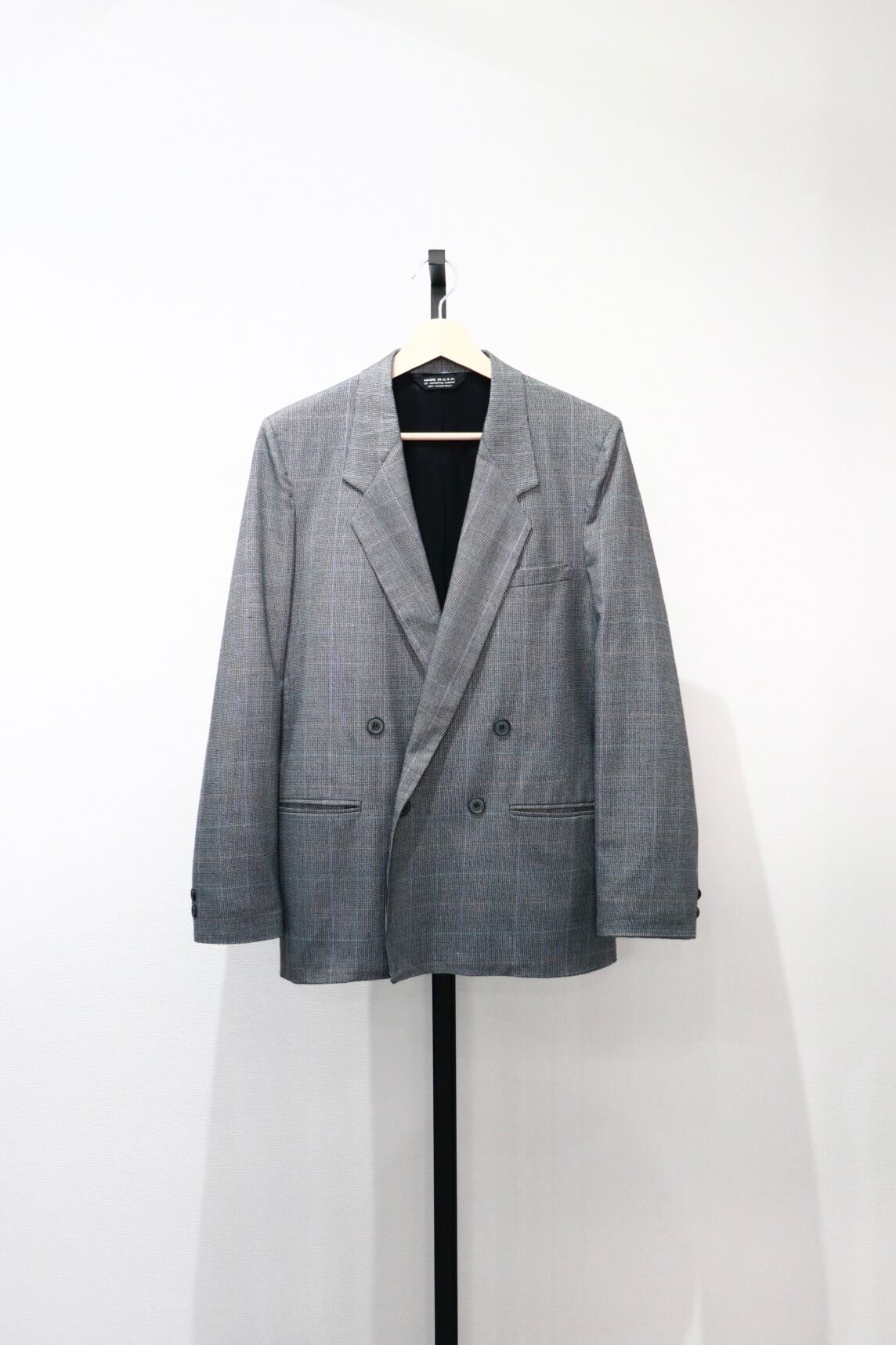Christian Dior check pattern double tailored jacket | Cary