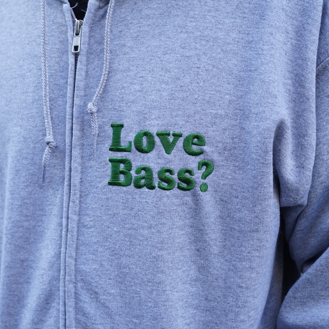50%OFF!!　TASF / Love Bass? フルジップパーカー / Gray