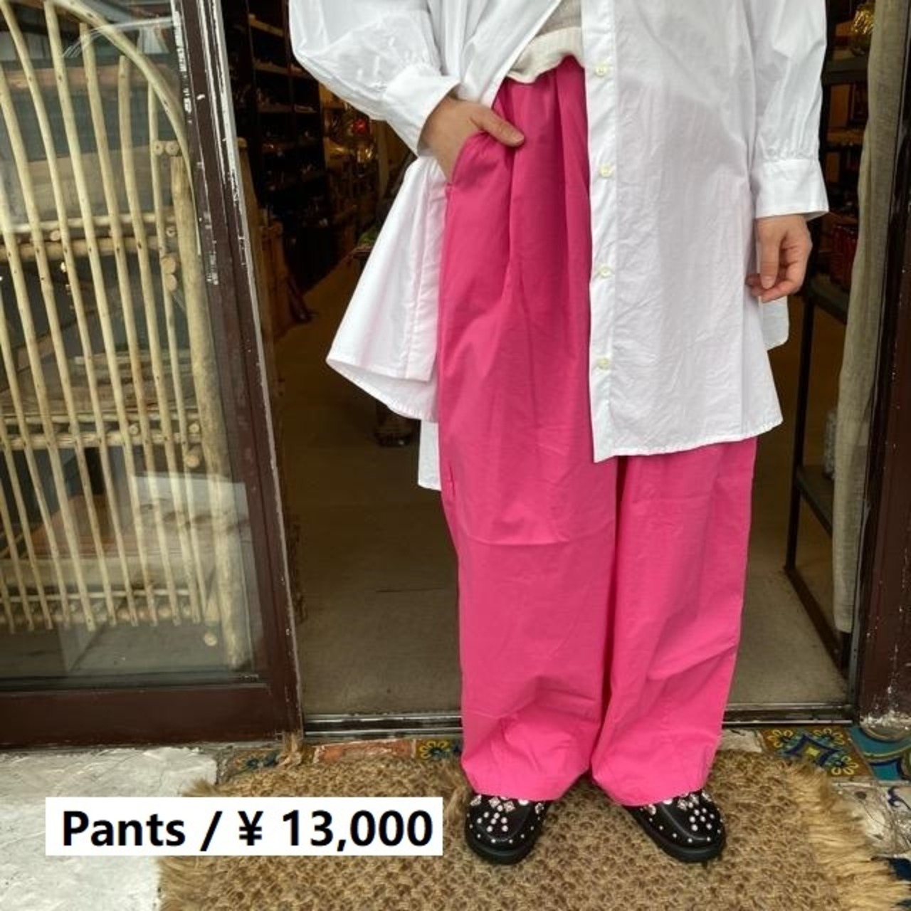 TOPANGA Lady's　ワイドピンクパンツ