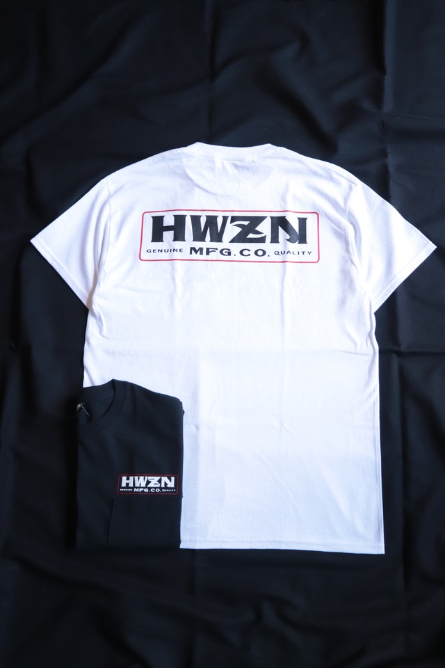 HWZNBROSS/ハウゼンブロス　BOX LOGO POCKET TEE SHIRTS