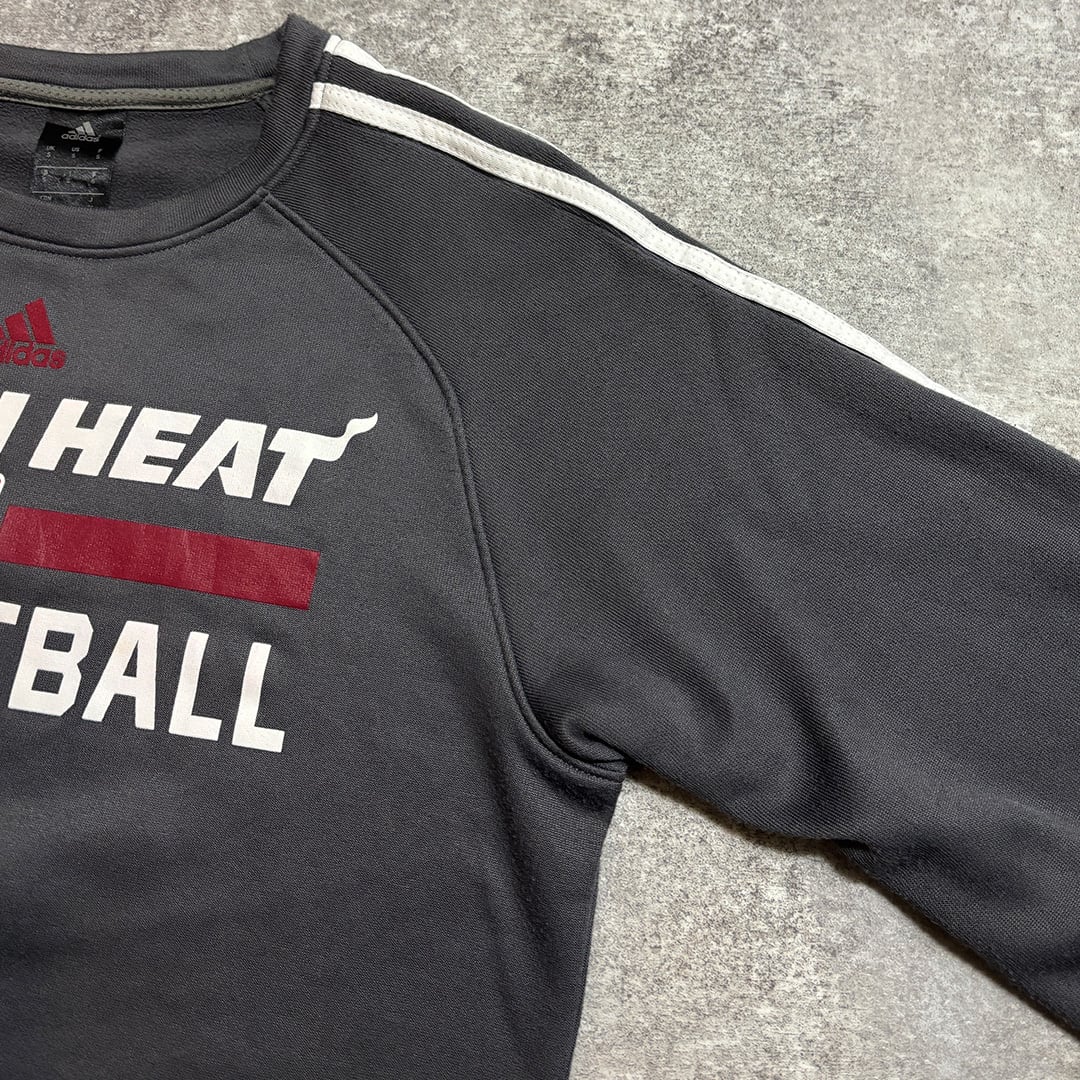 Miami Heat Logo Printed Sweatshirt. adidas | am3:41 - NBA & Sports