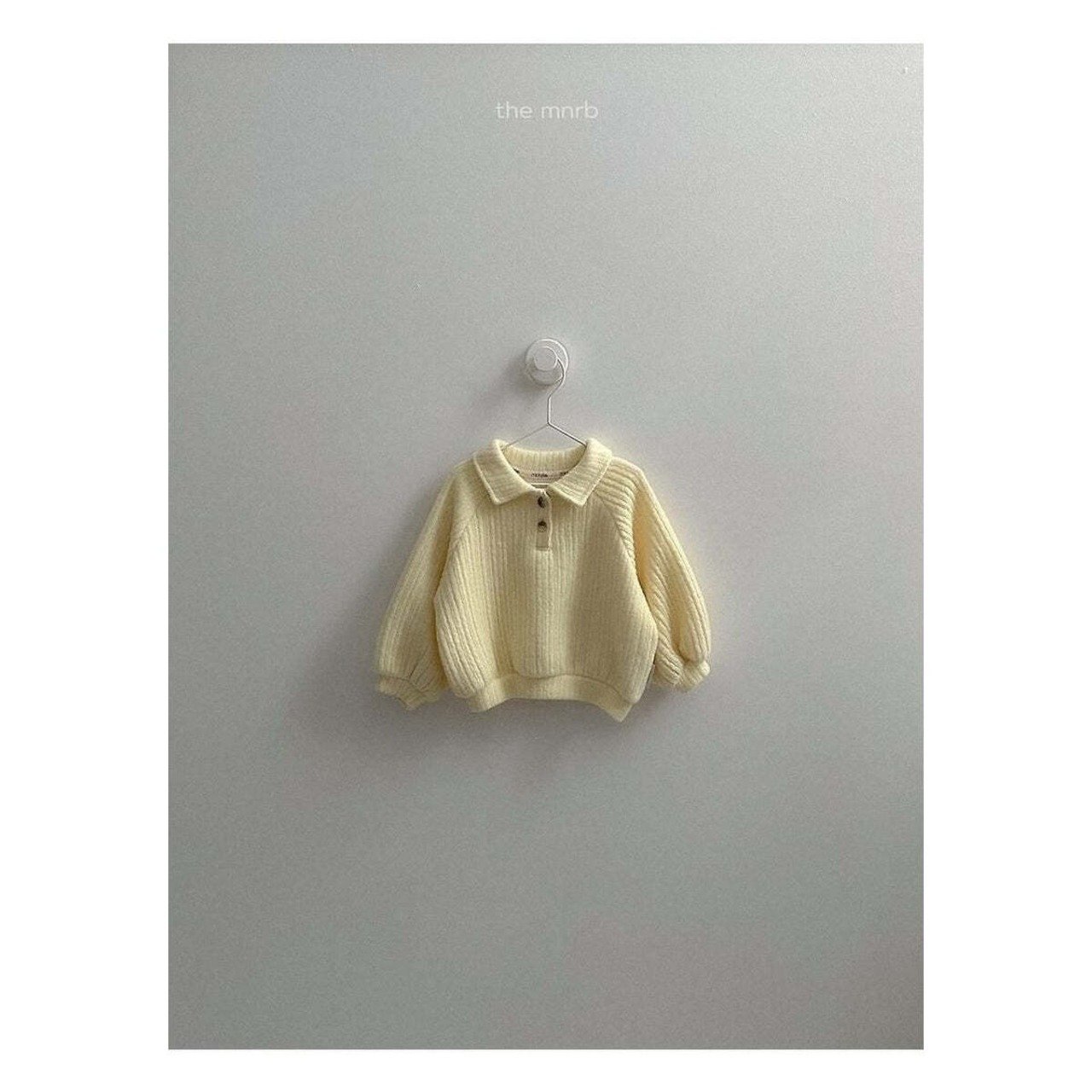 【取寄】minirobe ボーイカラーのスウェット｜冬服｜韓国子供服