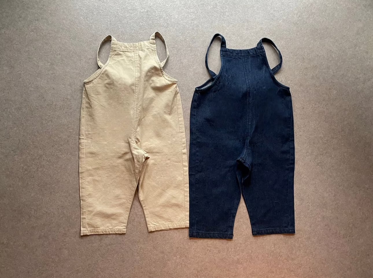 【&pal】back ribbon salopette /2color