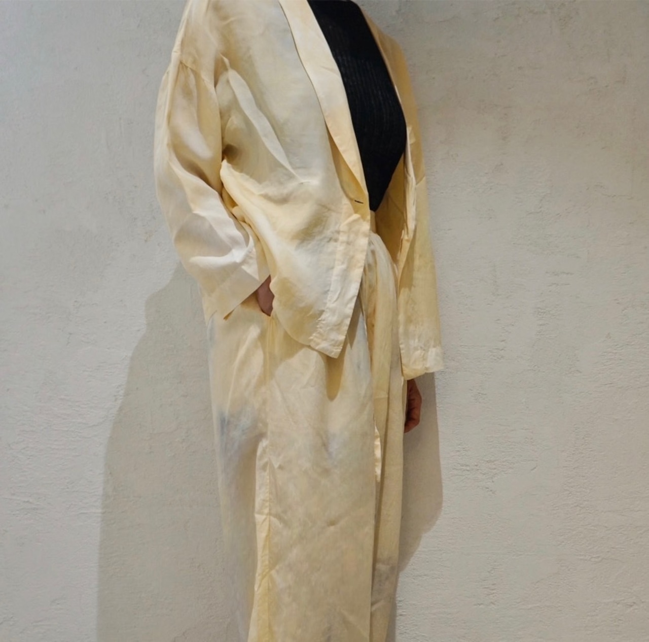 【土染め×羽二重ドレープトップス】JAKCET028