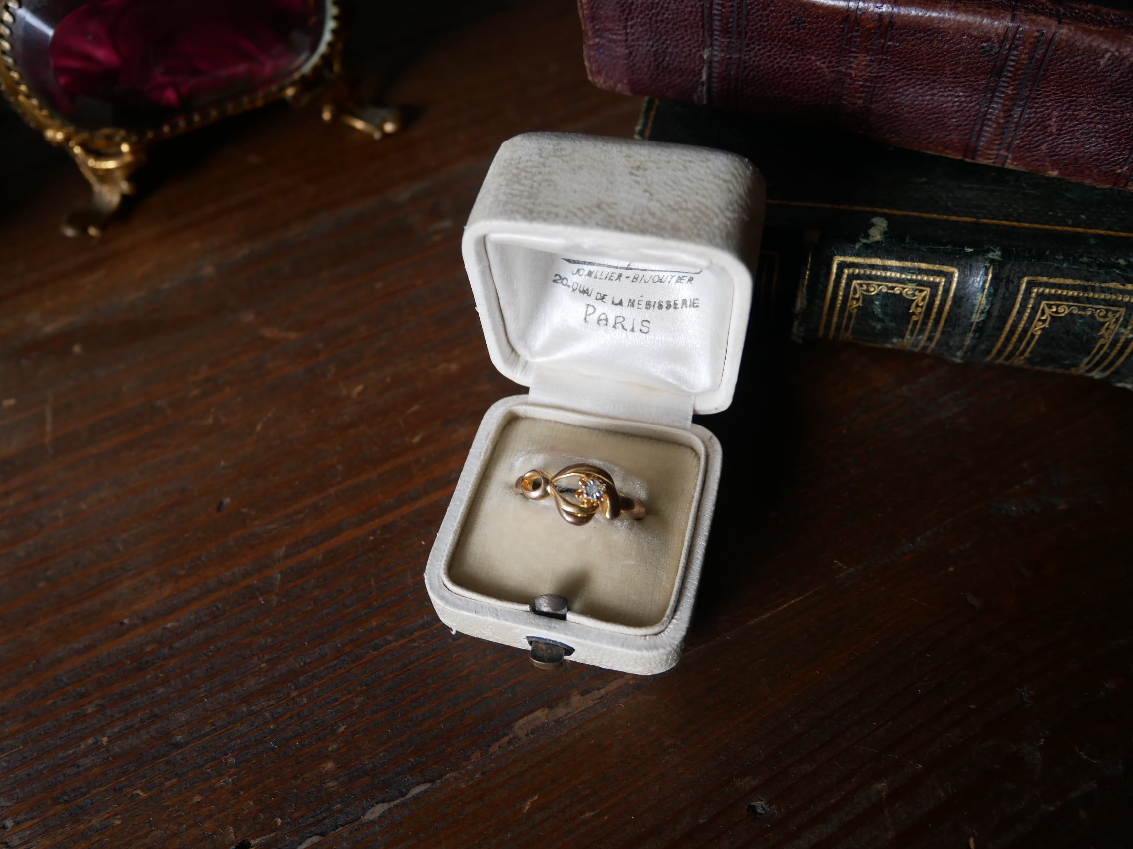 フランスアンティーク 宿り木 リング ヤドリギ 指輪