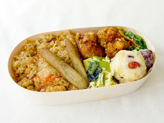 季節のからあげ弁当ー夏の塩麹レモンソースー※秋仕様でお届けする可能性があります