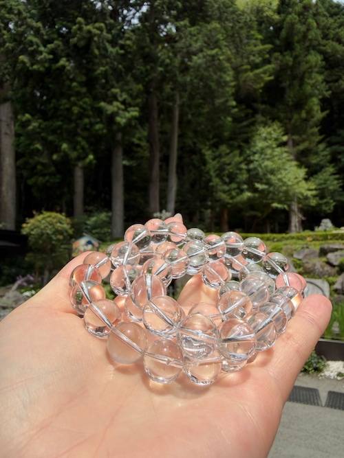 水晶ブレスレット 手首17cm用