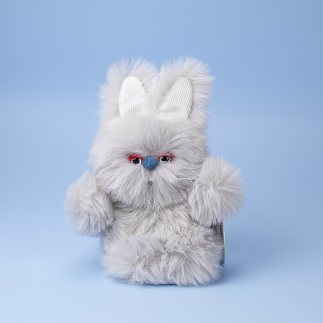 < doudou-poi > ぬいぐるみ - てのりのジャン（グレー）