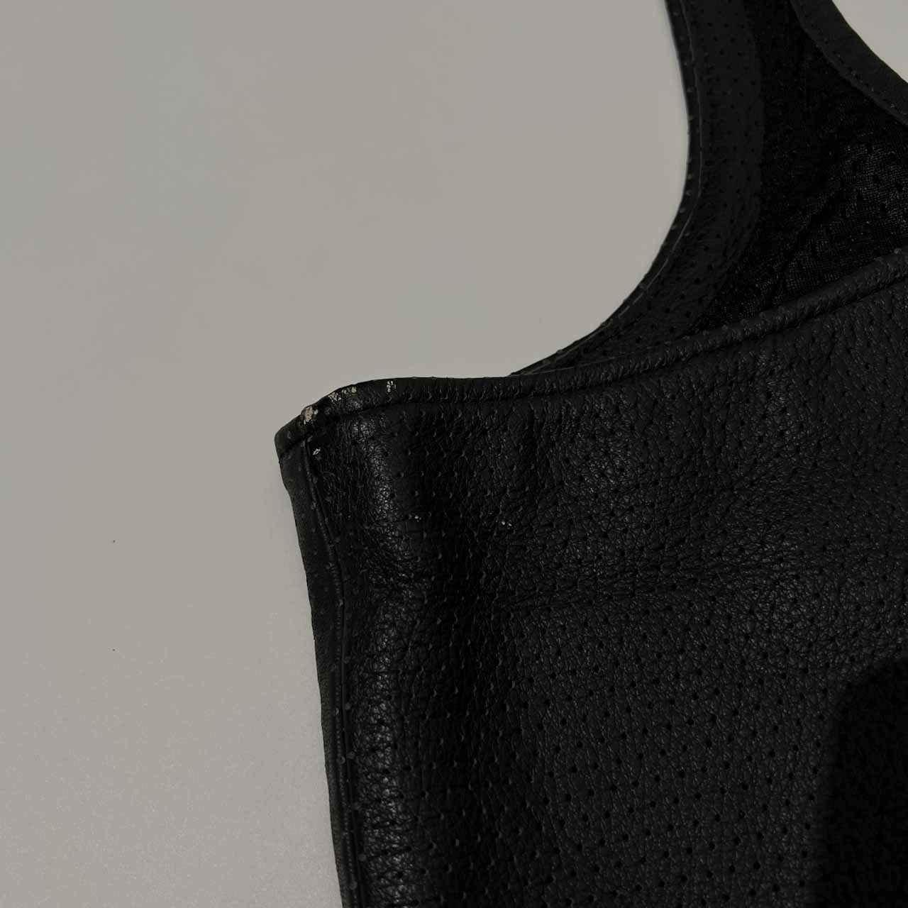 NANKAI ナンカイ パンチング レザー ノースリーブ ベスト M /牛革/本革