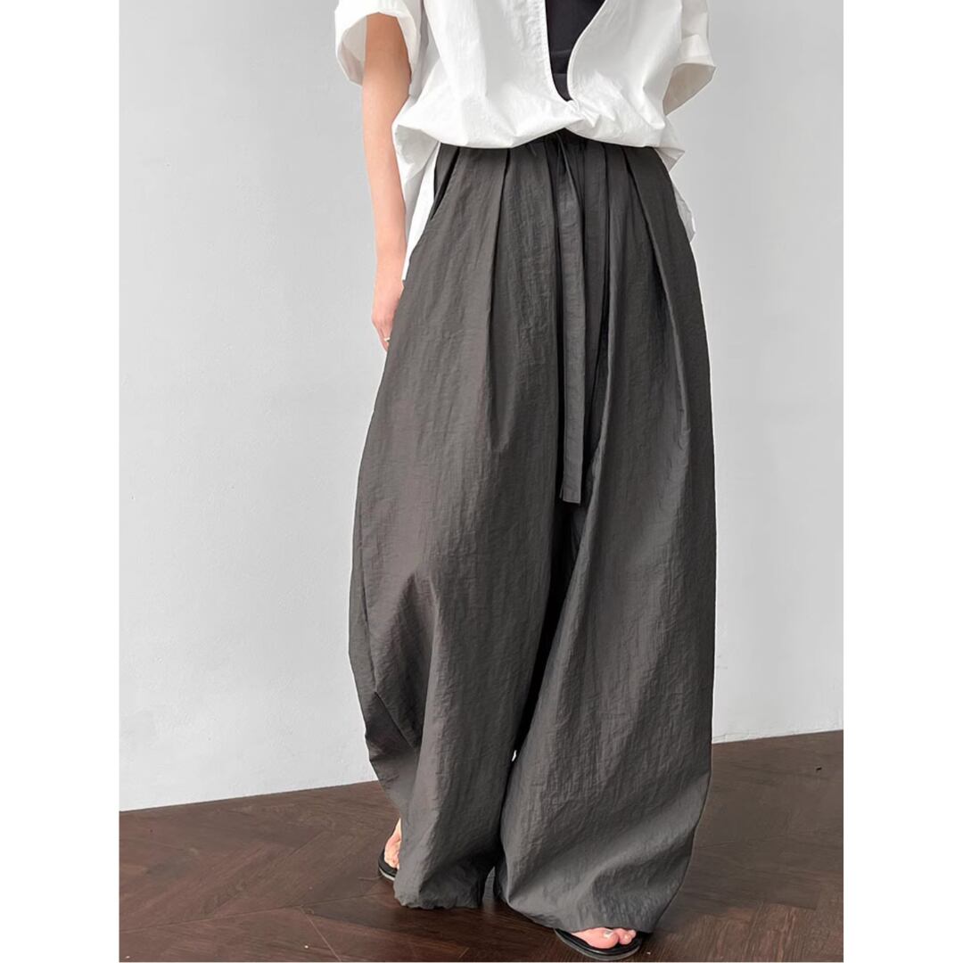 Voluminous Wide Easy Pants k0875